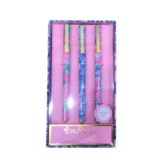 Lilly Pulitzer Colored Pen Set of 3