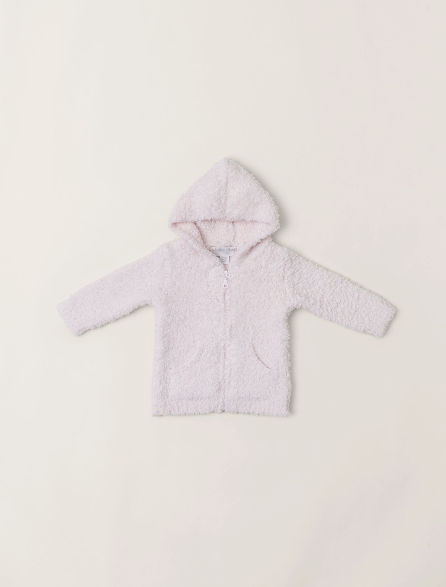 Barefoot Dreams Pink Fuzzy Infant Hoodie