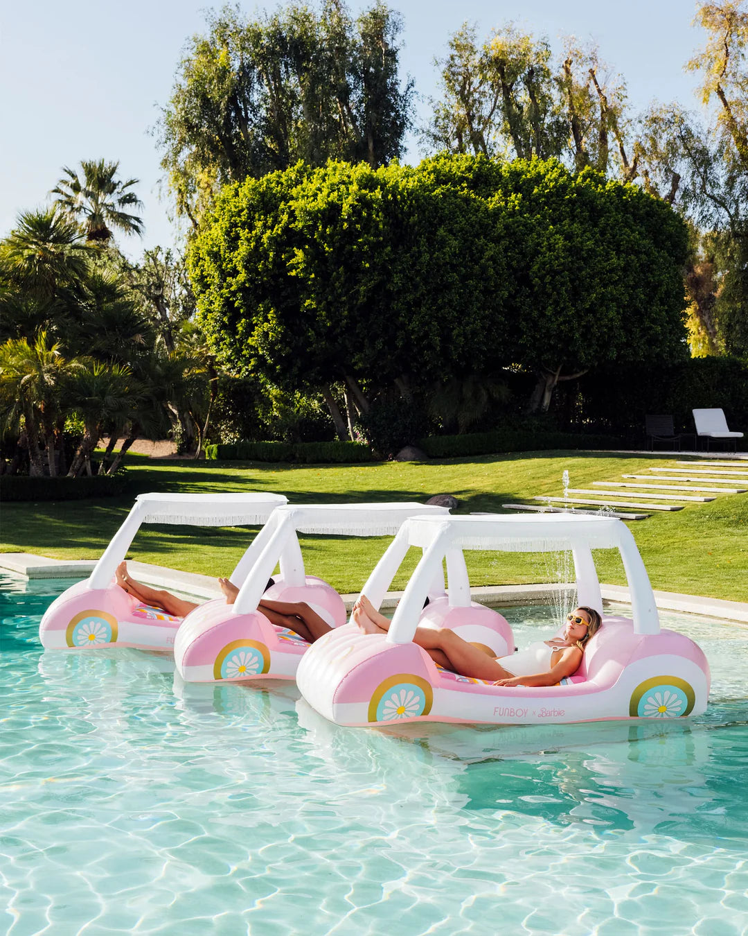 Funboy x Malibu Barbie Golf Cart Pool Float