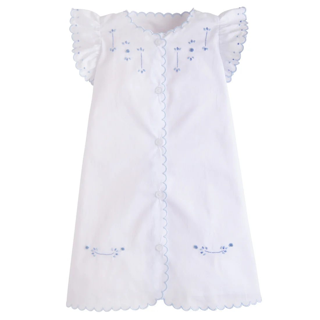 Little English Blue Tea Gown Newborn