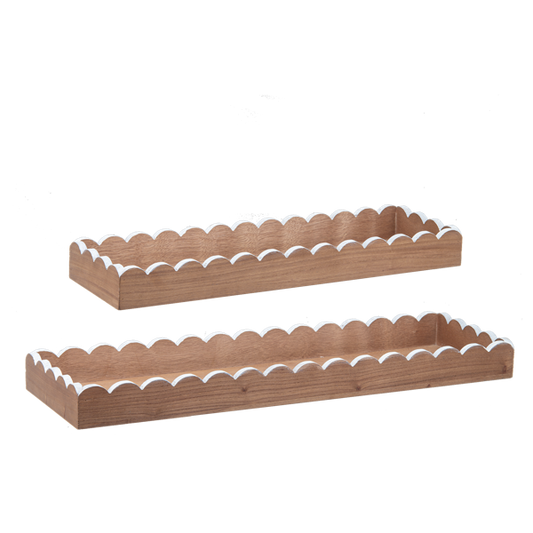 The Porch CBK Home Scalloped Edge Tray Small