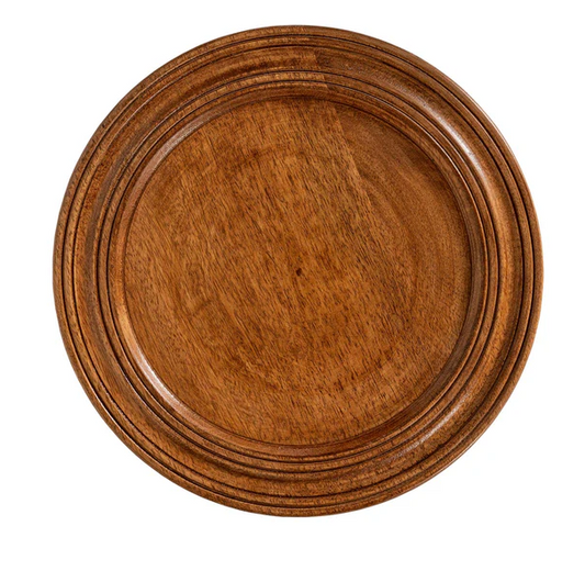 Juliska Bilbao Wood Charger