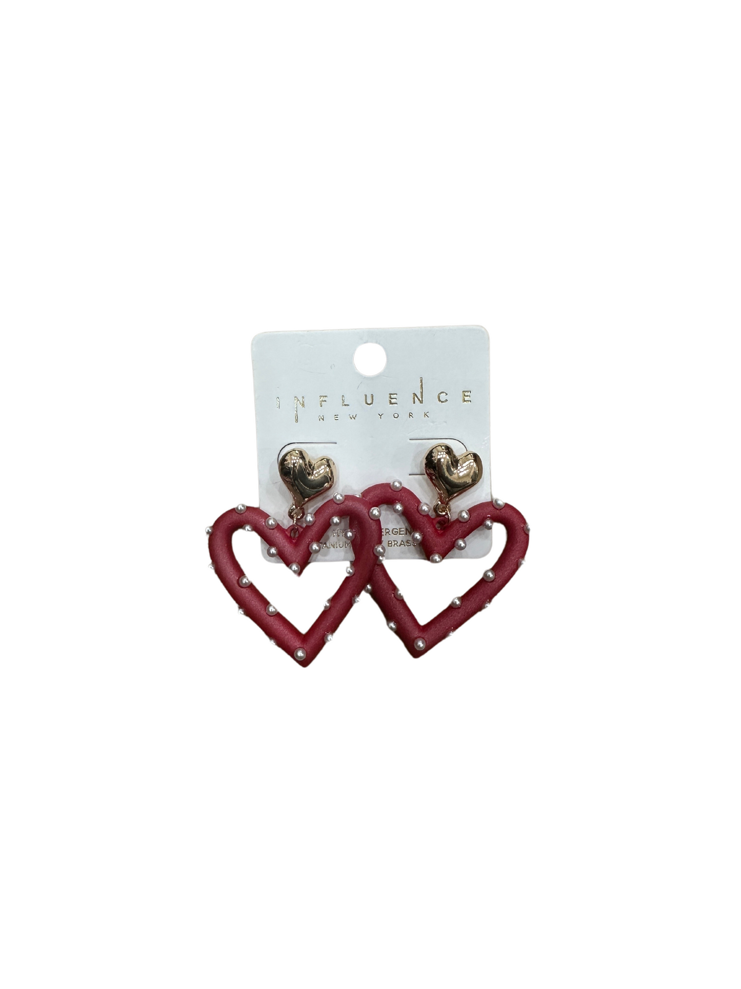 Pearl Love Heart Earrings