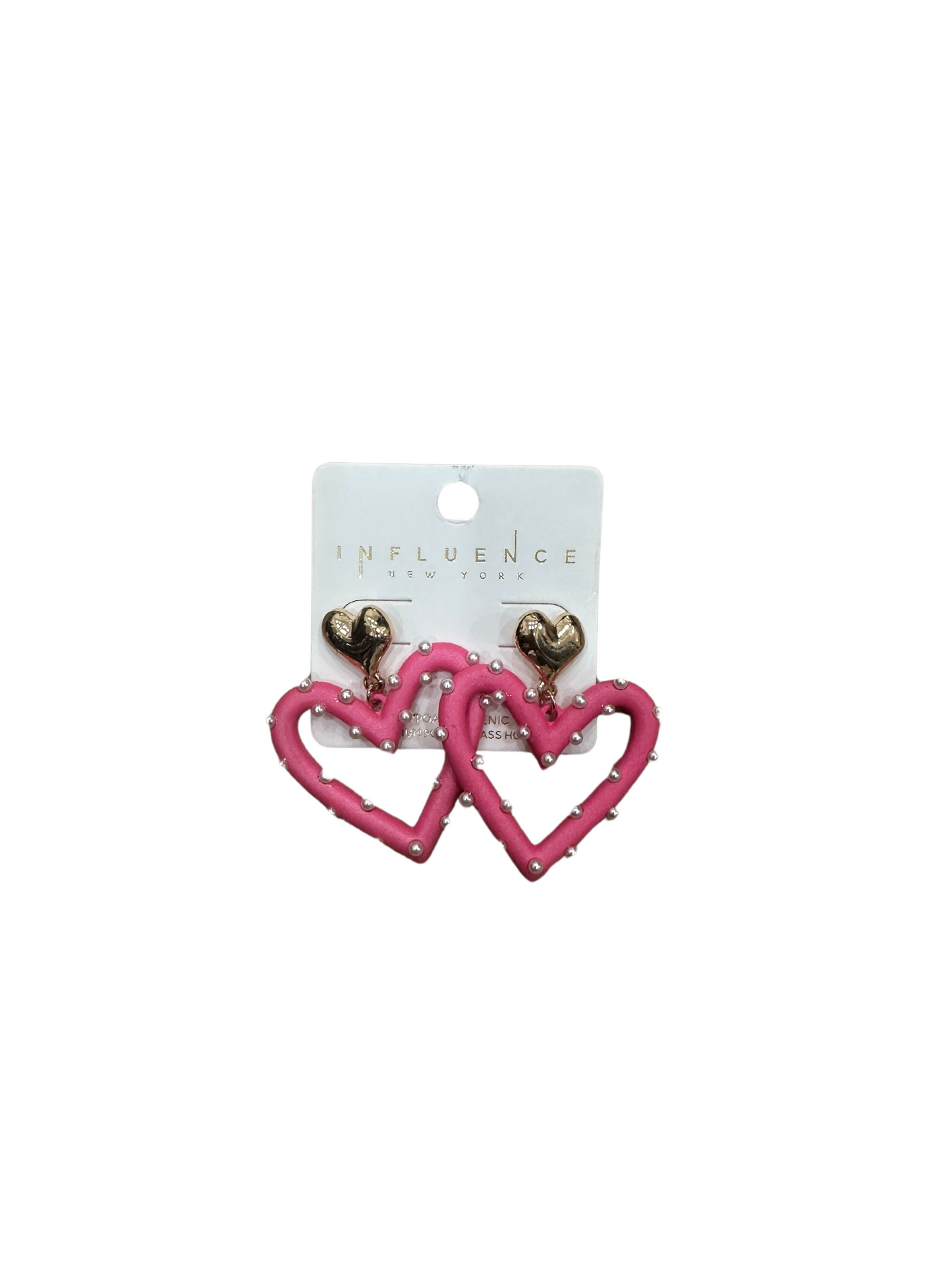 Pearl Love Heart Earrings