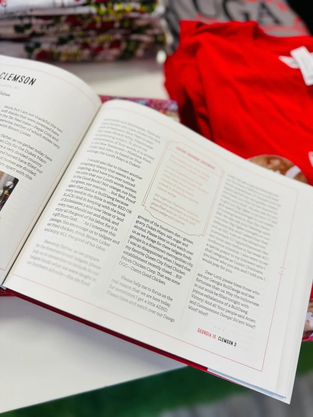 Pregame Prayers & Tailgate Tales Book by Charlie English