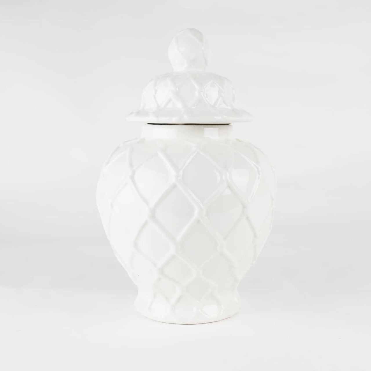 8 Oak Lane White Ginger Jars