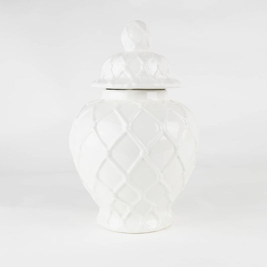 8 Oak Lane White Ginger Jars