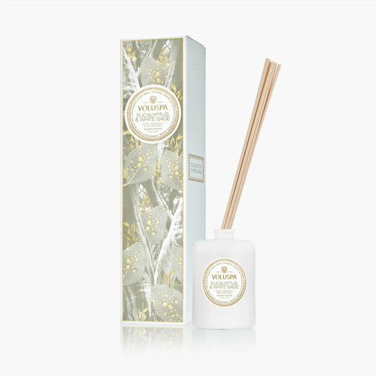 Voluspa Eucalyptus & White Sage Home Reed Diffuser