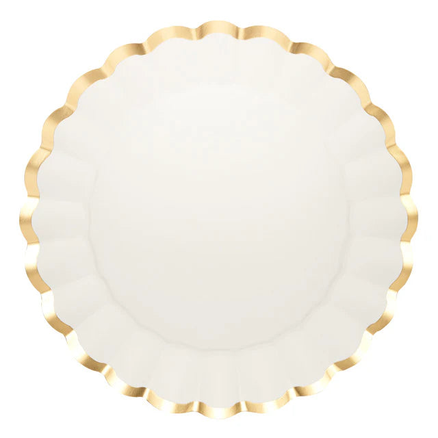 Sophistiplate White Salad / Dessert Plate 8 Count