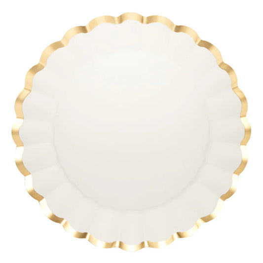 Sophistiplate White Salad / Dessert Plate 8 Count