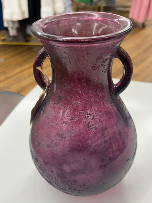 The Porch Park Hill Cranberry Vase