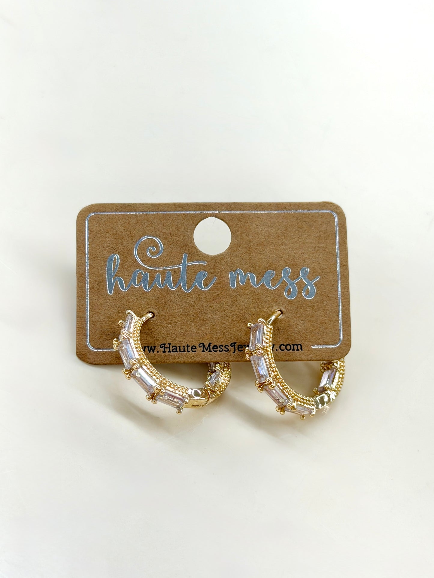 Haute Mess Golden Halo Hoops
