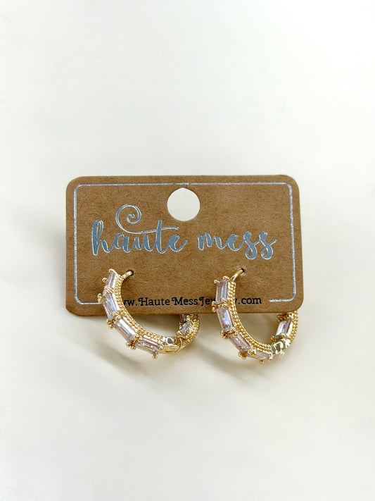 Haute Mess Golden Halo Hoops