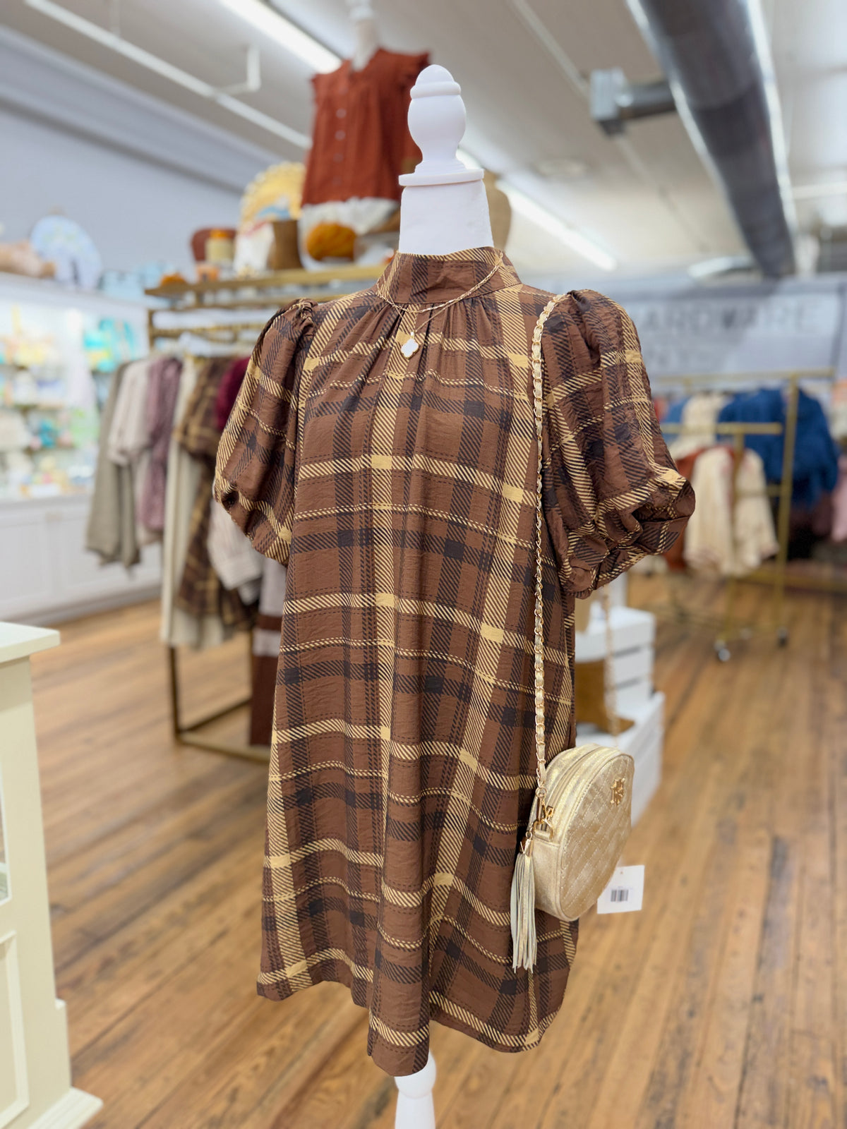 Gilmore Girl Plaid Autumn Dress