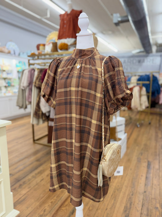 Gilmore Girl Plaid Autumn Dress
