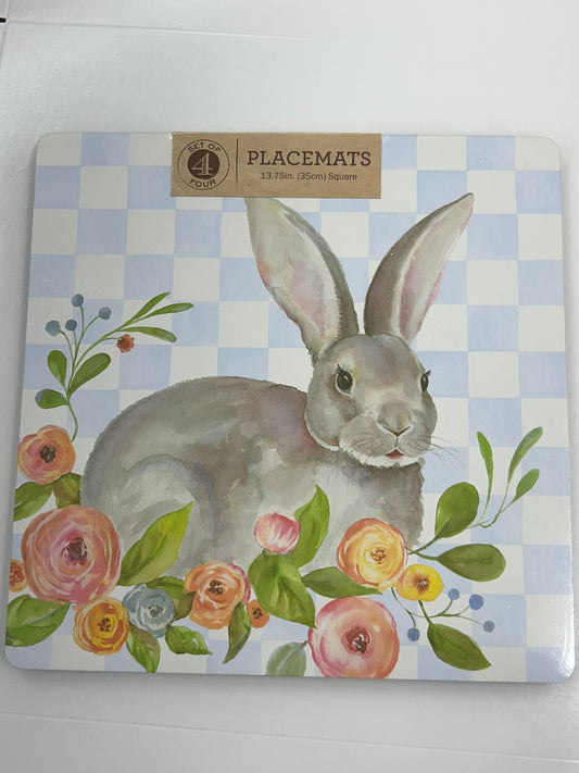 The Porch Bunny Placemat Set