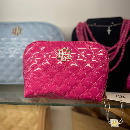 Caroline Hill Hot Pink Ibiza Small Pouch