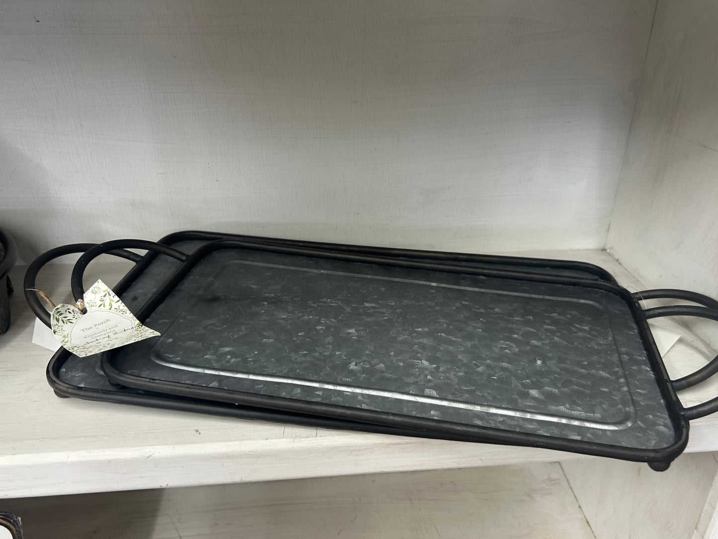The Porch Park Hill Collection Galvanized Trays