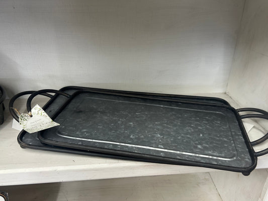 The Porch Park Hill Collection Galvanized Trays