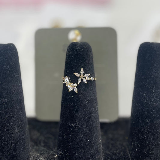 Caroline Hill Carson CZ Flower Ring