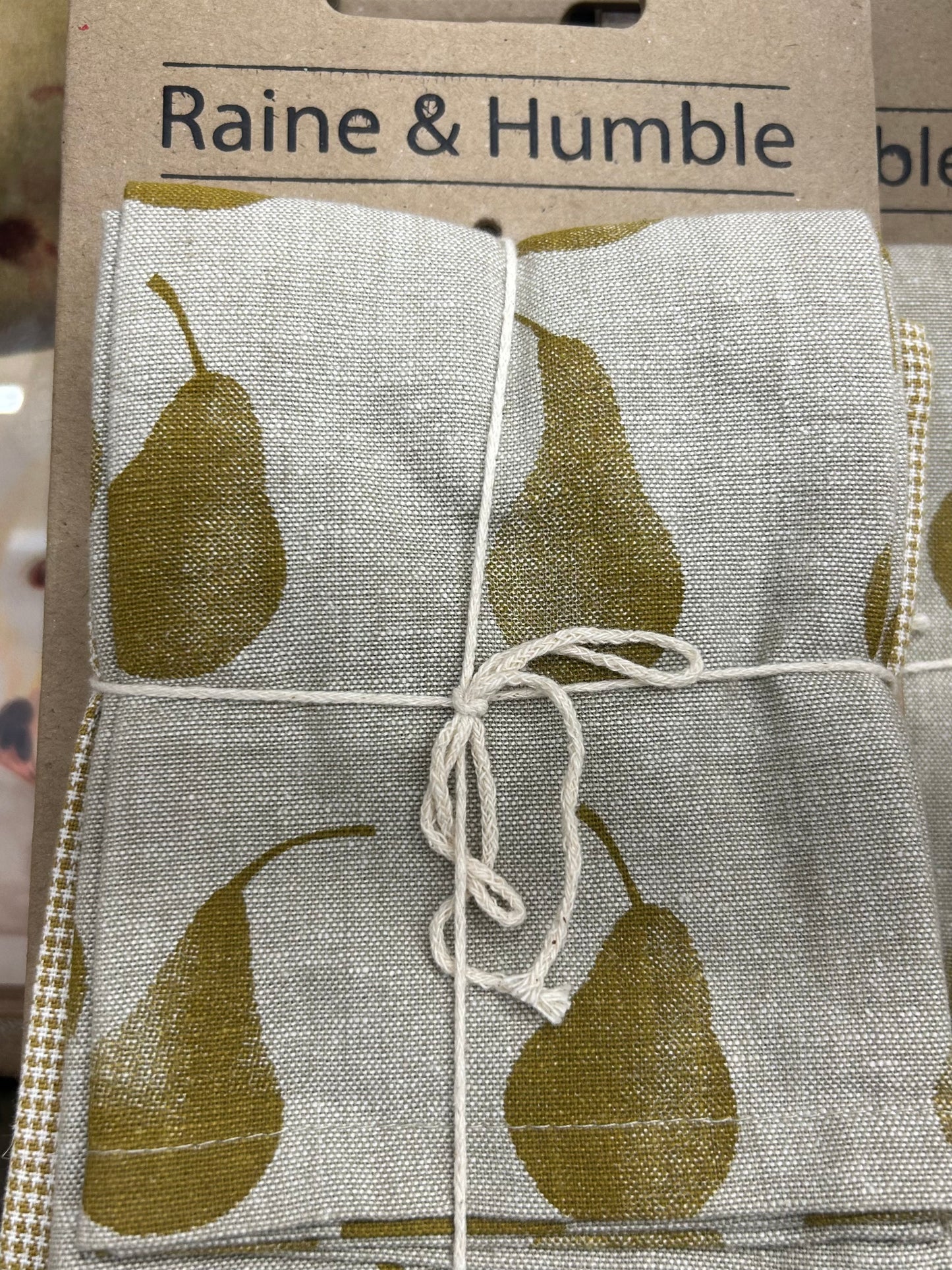 The Porch Humble and Raines Pear Tea Towel Set