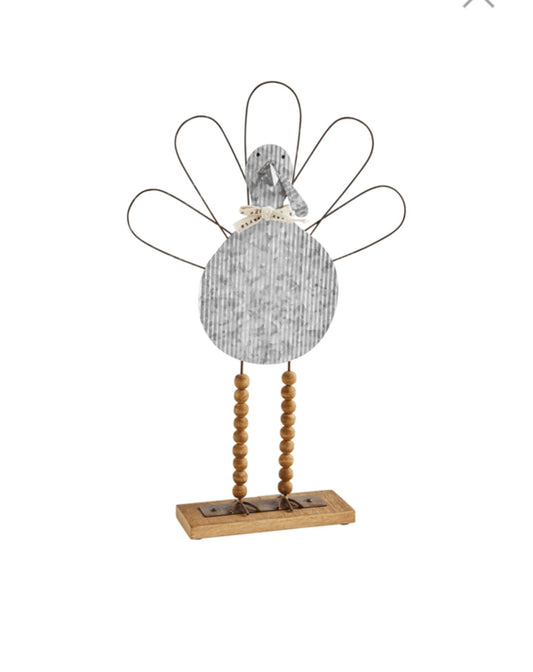 The Porch Mud Pie Tin Turkey Sitter
