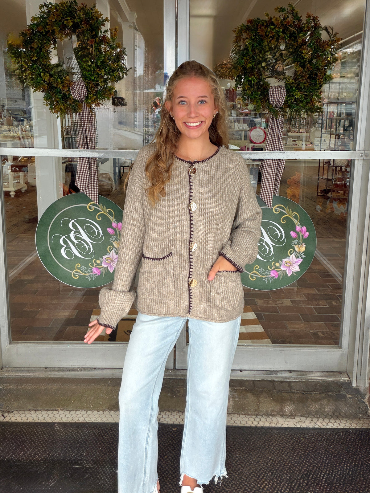 Warm Mocha Long Sleeve Cardigan