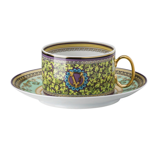 Versace Barocco Mosaic Teacup and Saucer