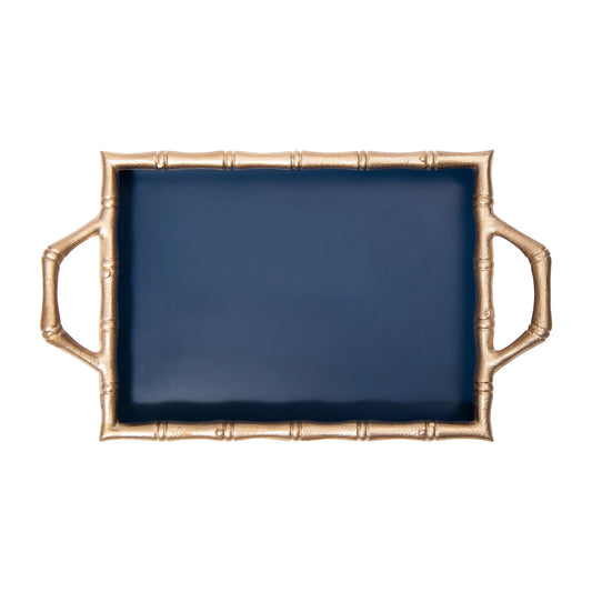 Jaye’s Studio Navy Bamboo Tray