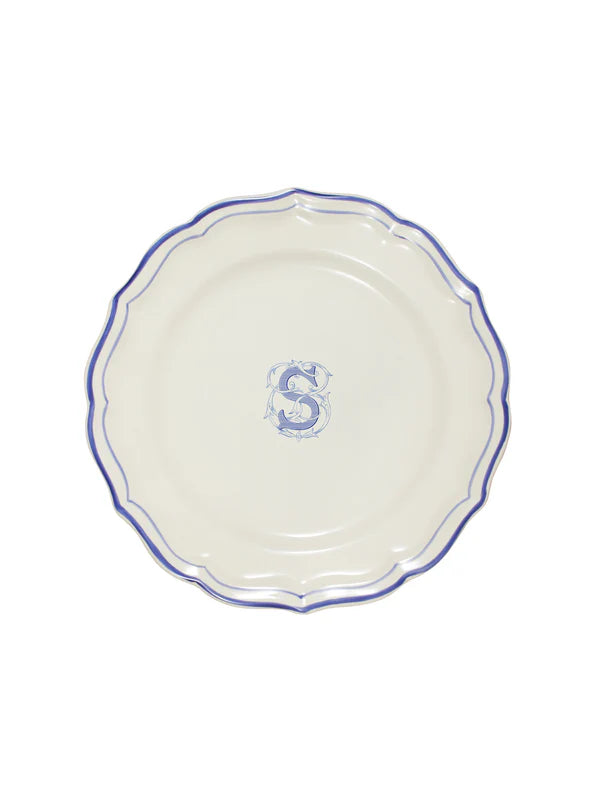 Gien Filet Bleu Dinner Plate - Thumbnail 2