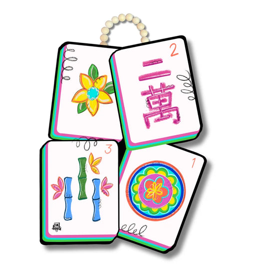DK Designs Mahjong Door Hanger