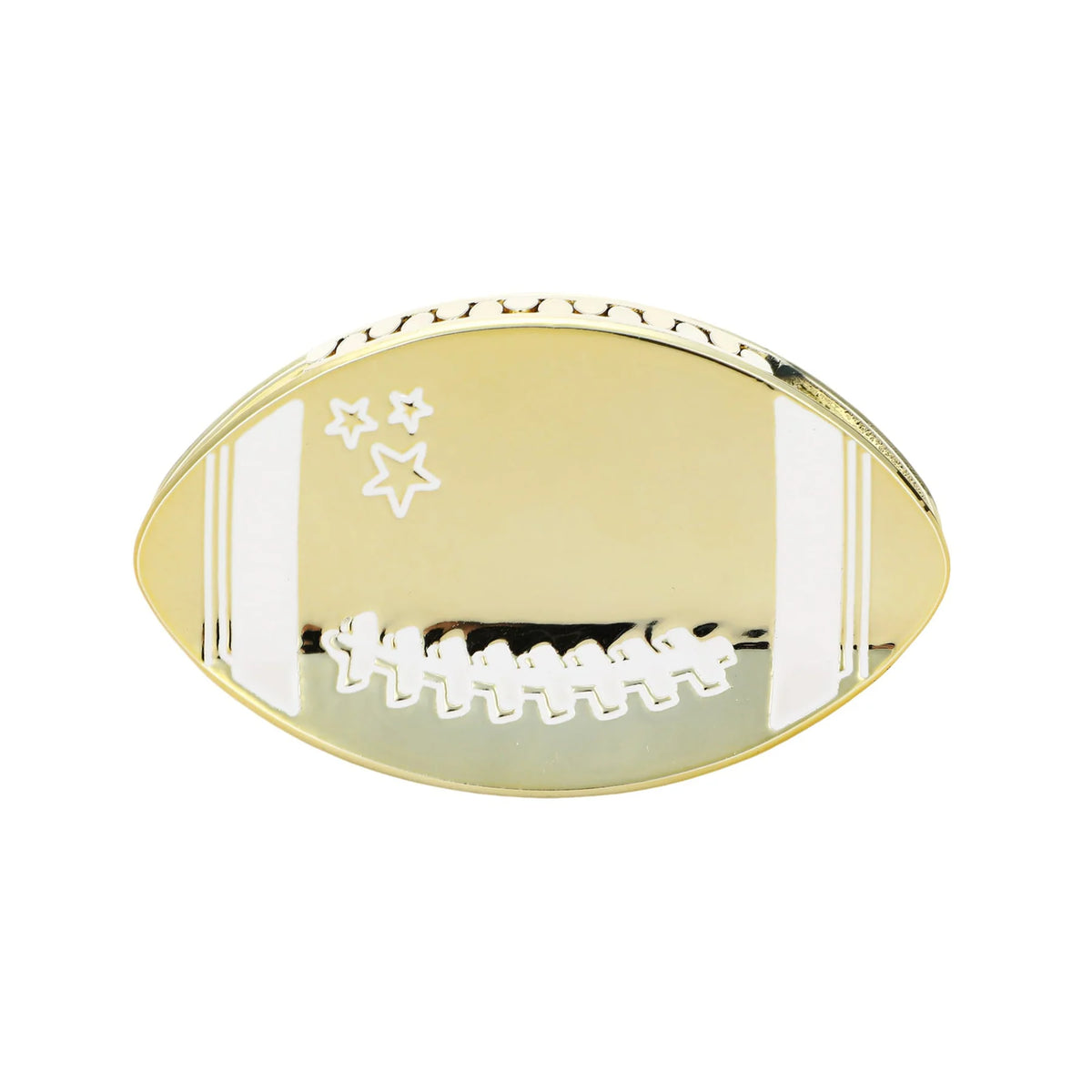 Packed Party "Go for the Gold" Football Hair Claw Clip