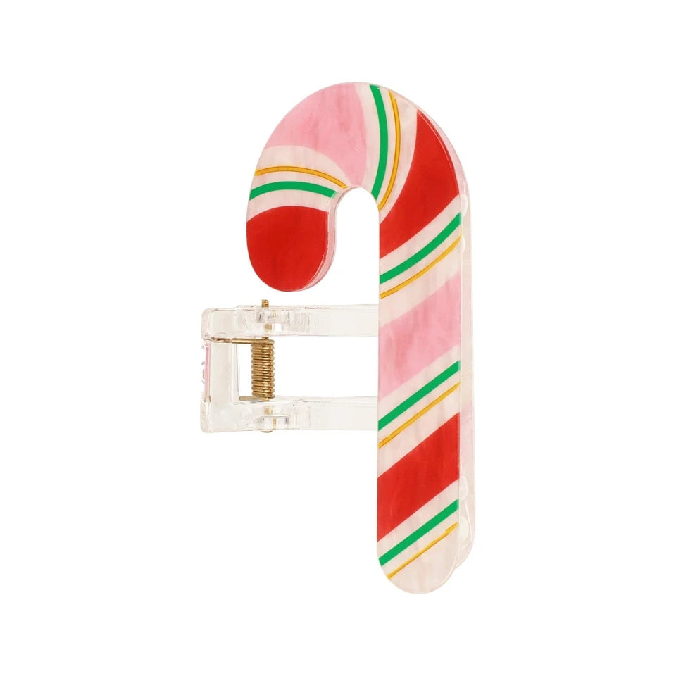 Packed Party Holiday Candy Cane Hair Claw Clip