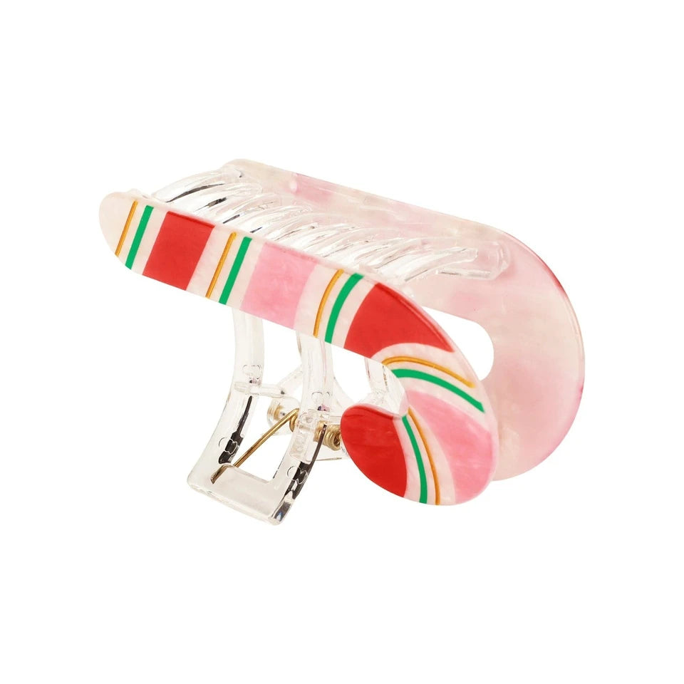 Packed Party Holiday Candy Cane Hair Claw Clip