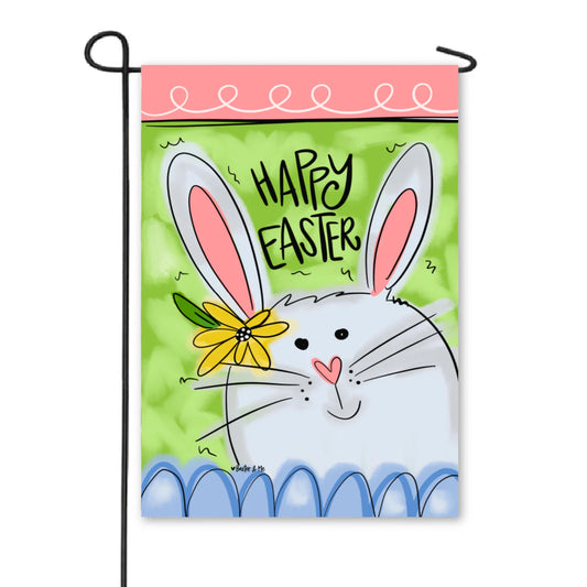 The Porch Baxter & Me Happy Easter Bunny Garden Flag