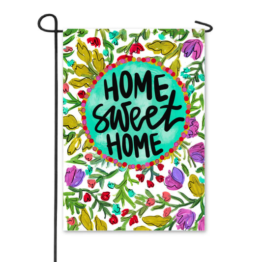 The Porch Baxter & Me Home Sweet Home Garden Flag