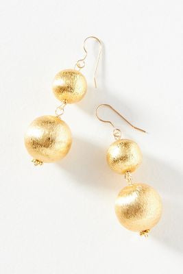 Hazen & Co Double Gold Dee Earrings