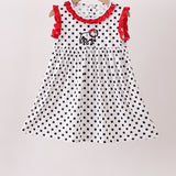 The Porch Red Georgia Bulldog Applique Dress