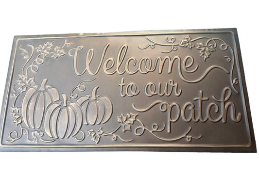 The Porch Welcome to Our Patch “Copper” Sign