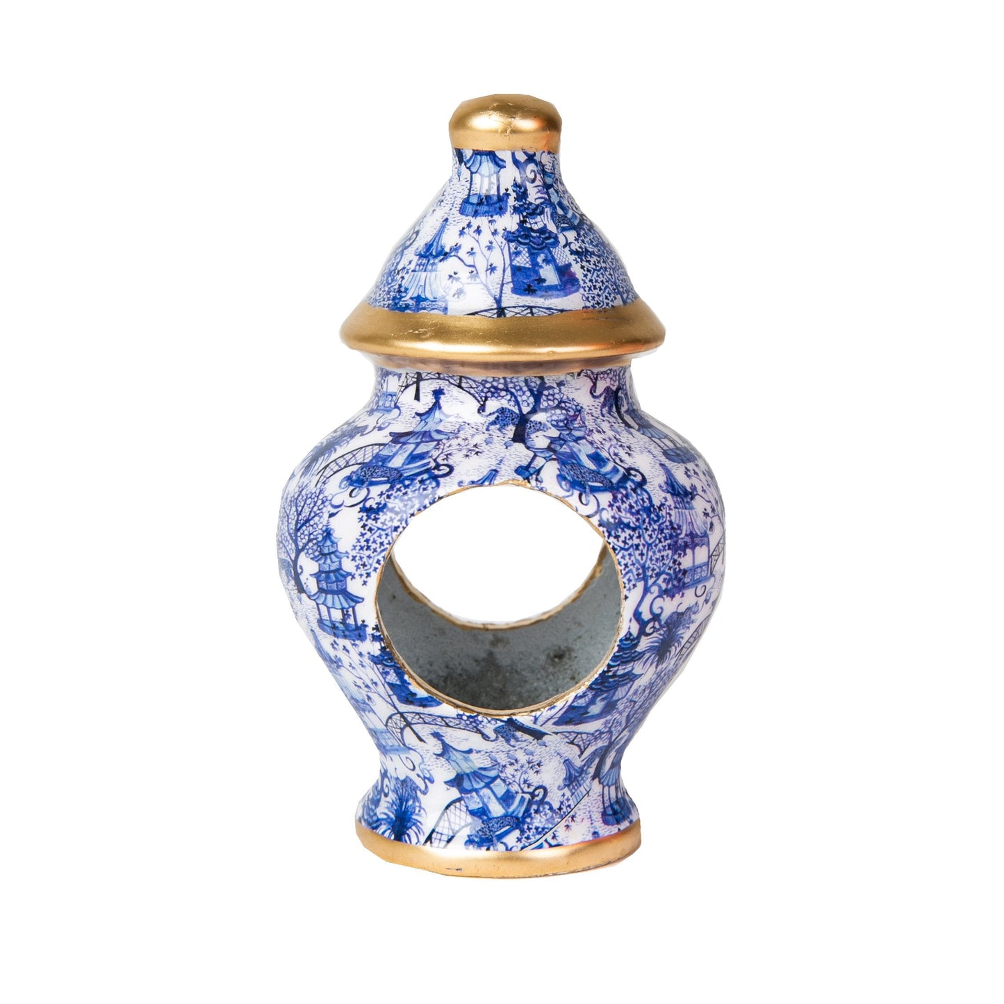 Jaye's Studio Blue Ginger Jar Napkin Ring
