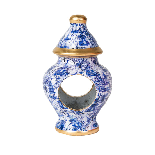 Jaye's Studio Blue Ginger Jar Napkin Ring