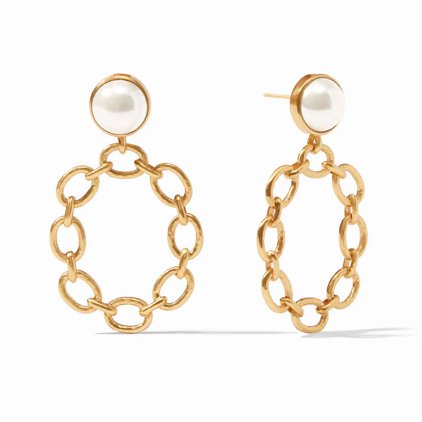 Julie Vos Palermo Statement Earring Pearl