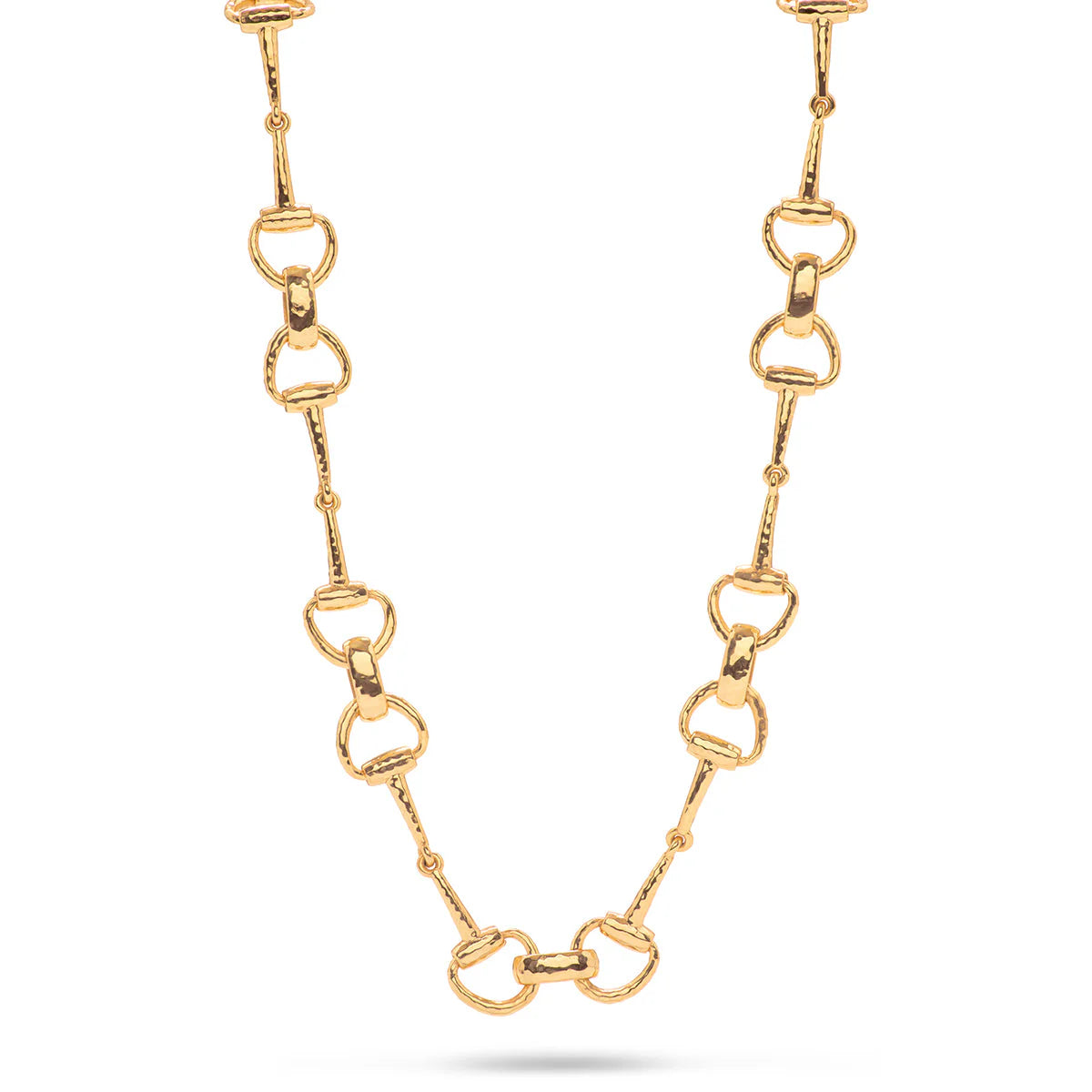 Capucine De Wulf Equestrian Snaffle Bit Chain Necklace- Gold