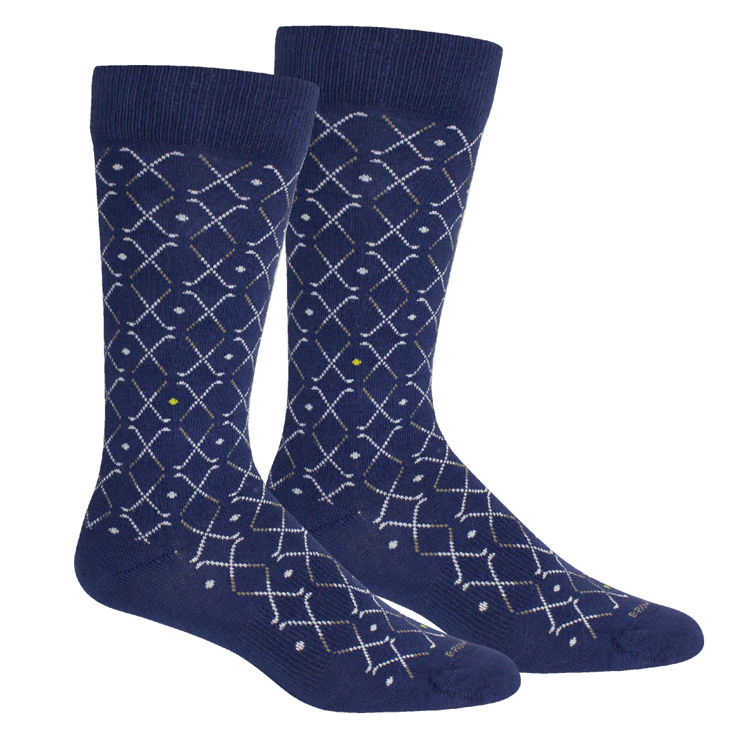 Brown Dog Lattice Club Socks