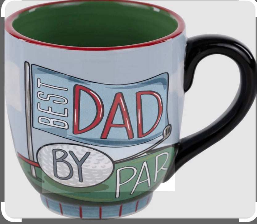 The Porch Glory Haus Best Dad by Par Mug
