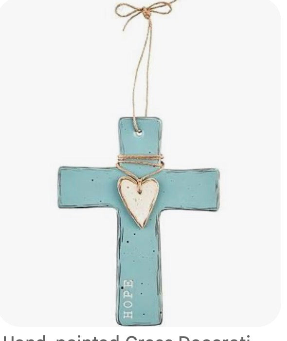 The Porch Mud Pie Ceramic Cross