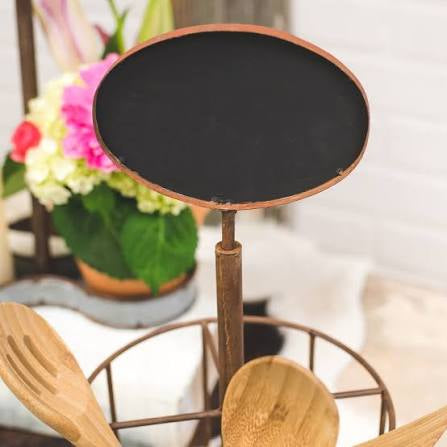 The Porch Round Top Chalkboard Finial