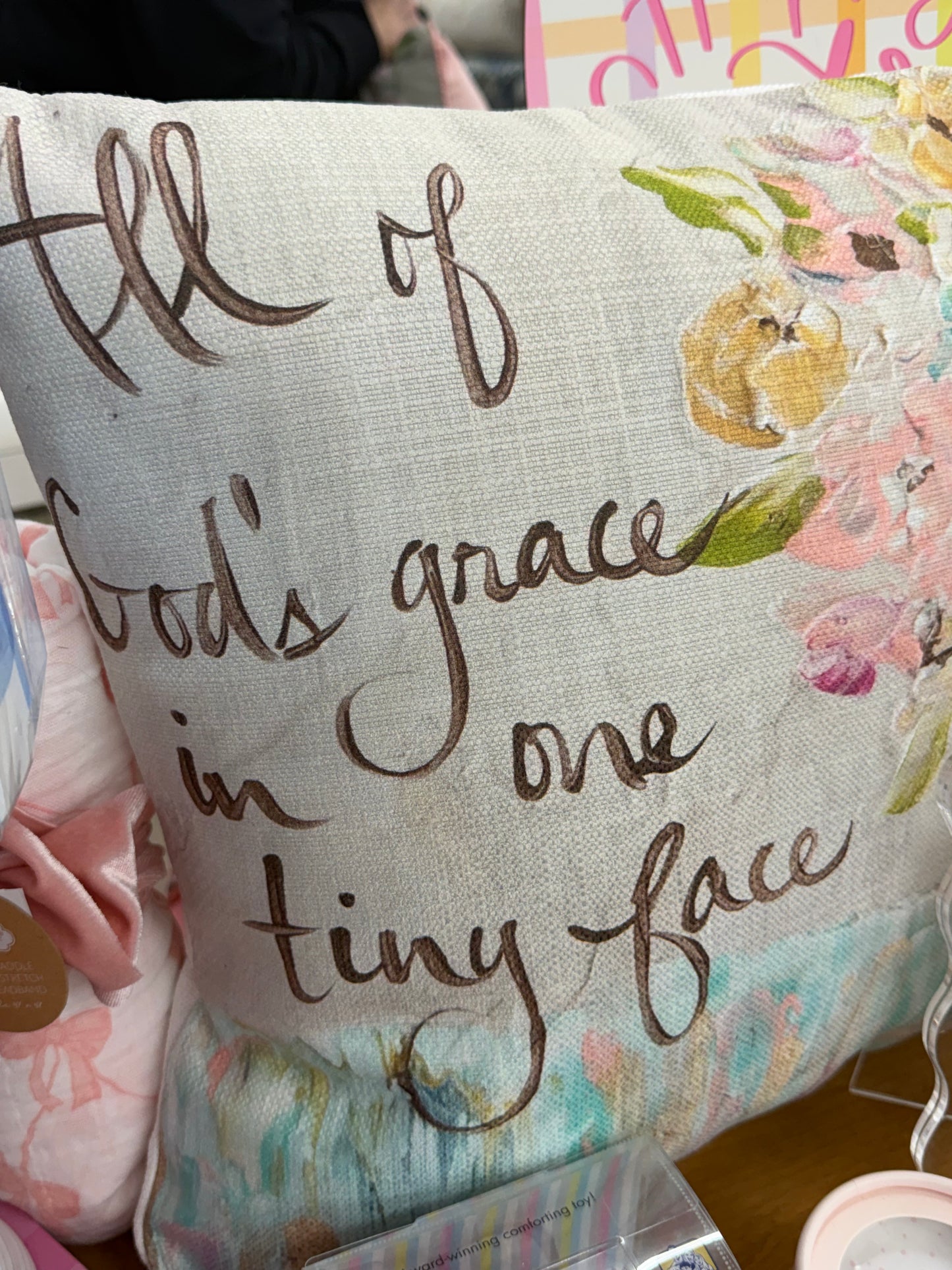 The Porch Southern Cotton Mill “All God’s Grace” Pillow