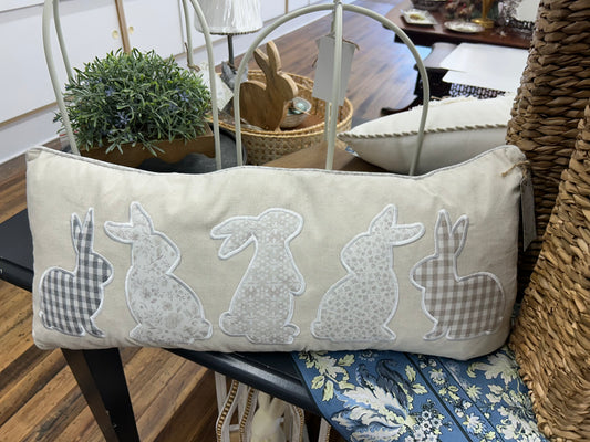 The Porch Bunny Lumbar Pillow