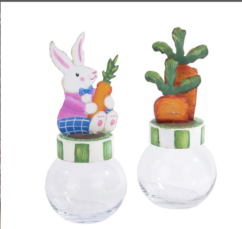 The Porch Round Top Rabbit Bubble Jar